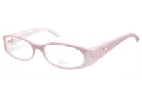 a pair of glasses with a pink frame